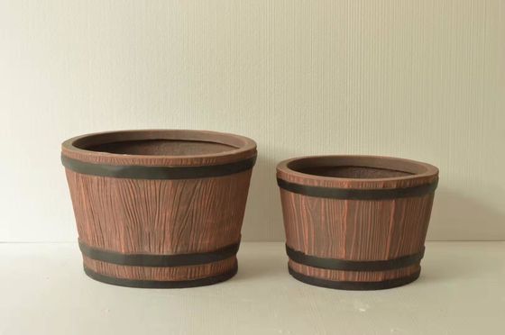 ซื้อ โมเดิร์นเบา กันน้ํา รอบ ไฟเบอร์ Clay Planter แข็งแกร่ง Clay Planter online manufacture
