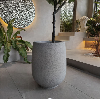 ซื้อ ภายในและภายนอก Fiberglass กระปุกดอกไม้ Resin Flower Planter จีน Wholesale online manufacture