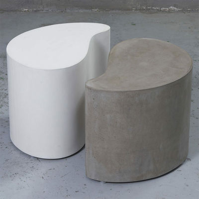 ซื้อ ขาวเทา โมเดิร์นคอนกรีต กลางแจ้งโต๊ะรับประทานอาหาร Patio โต๊ะสวน GRC online manufacture