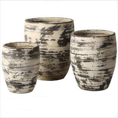 ซื้อ ถังปลูก GRC ที่แกะด้วยมือ ป้องกันไฟ ด้วยช่องระบายน้ํา online manufacture