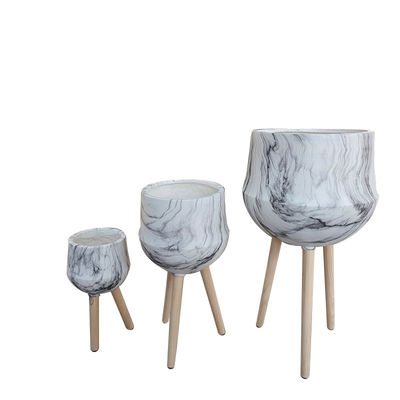 ซื้อ ชาร์มิ่งกลม ไฟเบอร์ Clay Planter สําหรับบ้านสวน Patio บ้านเดี่ยวภายใน online manufacture