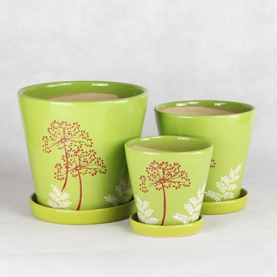 ซื้อ หม้อ เซรามิค ที่ สามารถ ปรับปรุง ได้ สําหรับ การ ปลูก สวน ใน สี ต่าง ๆ online manufacture