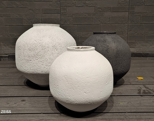 ซื้อ Optimize Plant Growth with Customized Fiber Clay Planter and Drainage Holes online manufacture