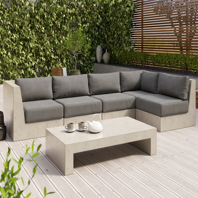 ประเทศจีน โฟชาน ซิตี้ คอนกรีต Patio โต๊ะข้างสําหรับตกแต่งกลางแจ้ง