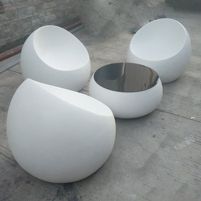 เฟอร์นิเจอร์ไฟเบอร์กล๊าส ที่กําหนดเอง เตอร์เซ็ตจากไฟเบอร์กล๊าส สีสดใส